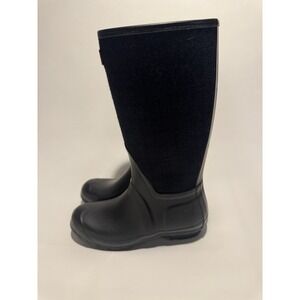 Hunter Boots Womens Size 6 Black Arlen Tall Rain Rubber Waterproof